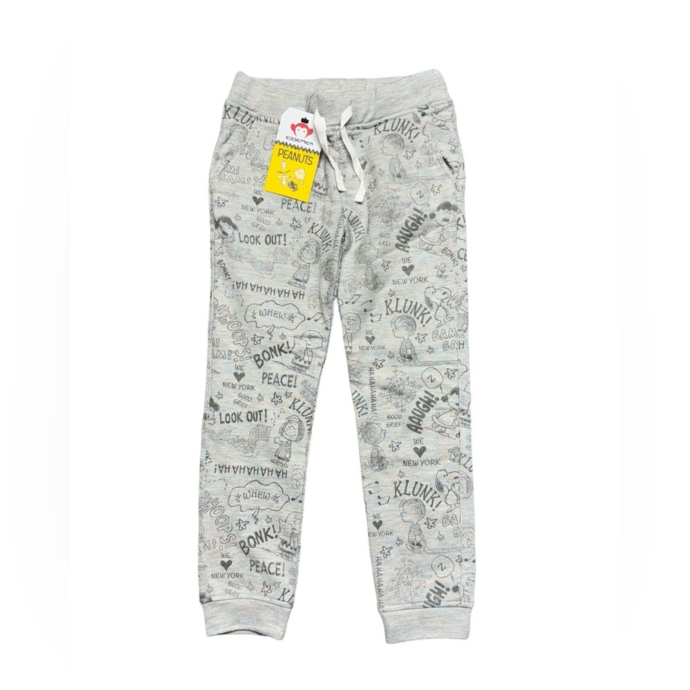 Appaman Peanuts Jogger Sparkle Cloud Girls Size‎ 6 NWT NYC Comic Rainbow Cartoon